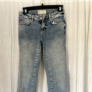 Free People cropped jeans